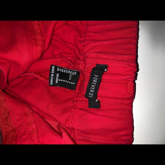 Red Joggers - Picture 3 of 3